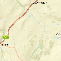 A487, Ceredigion, UK Street Map