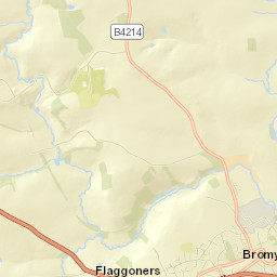 Sheep Close, Bromyard, Herefordshire HR7 Street Map