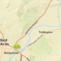 Stratford-upon-Avon Street Map