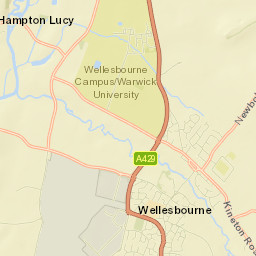 Wellesbourne Street Map