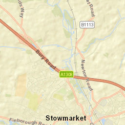 Stowmarket Street Map