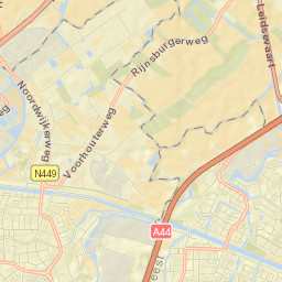 Rijnsburg Street Map