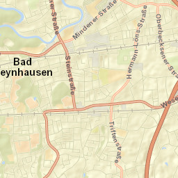 Bad Oeynhausen Street Map
