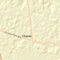 Chąśno Street Map