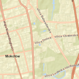 Mokotów Street Map