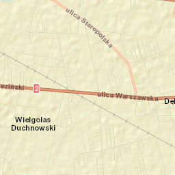 Dębe Wielkie Street Map