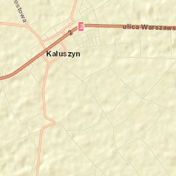 Kałuszyn Street Map