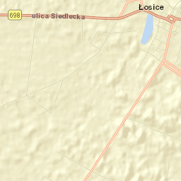 Łosice Street Map
