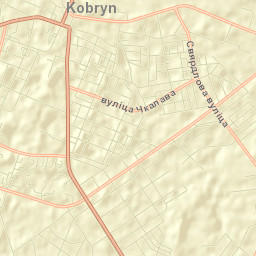 Kobryn Street Map