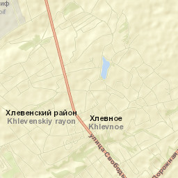 Khlevnoye Street Map