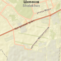 Shelekhov Street Map