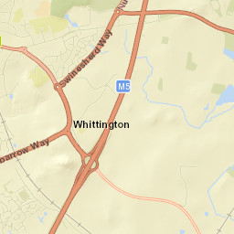 Worcestershire Street Map