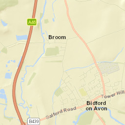 Bidford-on-Avon Street Map
