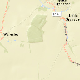 Great Gransden Street Map