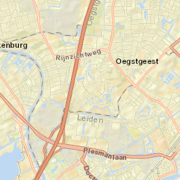 Oegstgeest Street Map
