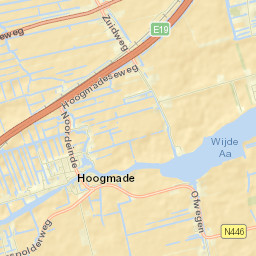 Hoogmade Street Map