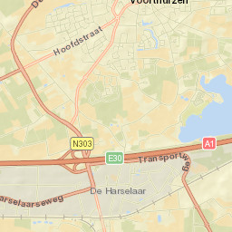 Voorthuizen Street Map