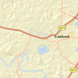 Saerbeck Street Map