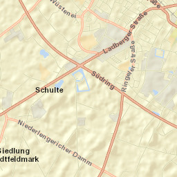 Lengerich Street Map