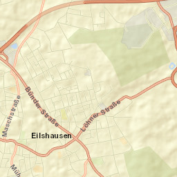 Hiddenhausen Street Map
