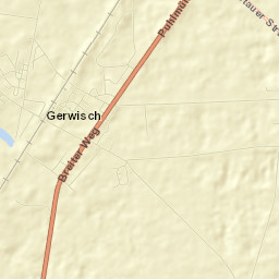 Gerwisch Street Map