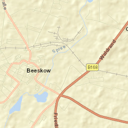 Beeskow Street Map