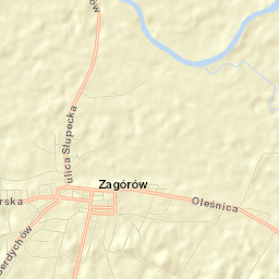 Zagórów Street Map