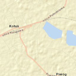 Kotuń Street Map