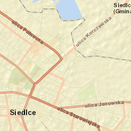 Siedlce Street Map