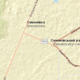 Semenivka Street Map