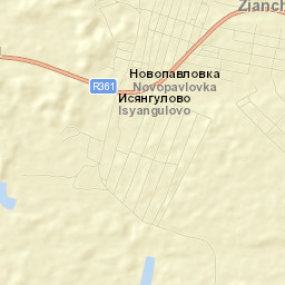 Isyangulovo Street Map