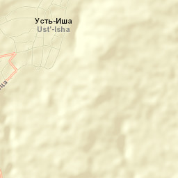 Ust’-Isha Street Map