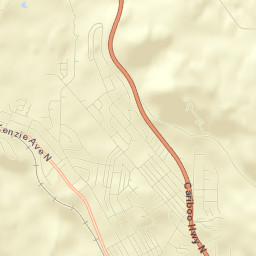 Williams Lake Street Map