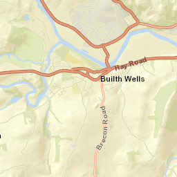 Station Road, Builth Wells, Powys LD2 Street Map