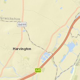 Harvington Street Map