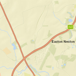 Northampton Road, Towcester, Northamptonshire Street Map