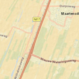 Maartensdijk Street Map