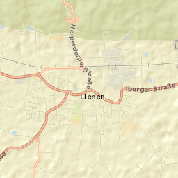 Lienen Street Map