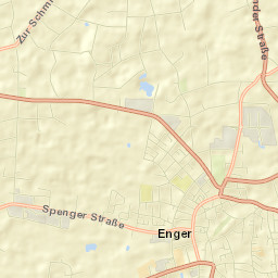 Enger Street Map
