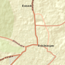 Schöningen Street Map