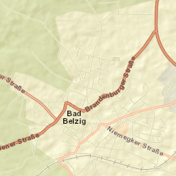 Bad Belzig Street Map