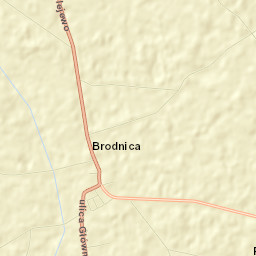 Brodnica Street Map