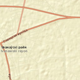 Ivanava Street Map