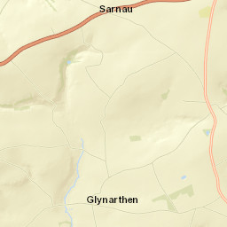 A487, Llandysul, Ceredigion SA44, UK Street Map