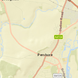 Pershore Street Map