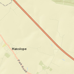 Hanslope Street Map