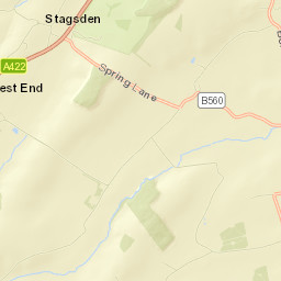 Stagsden Street Map