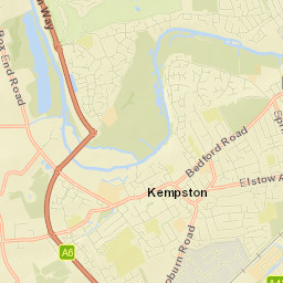 Kempston Street Map