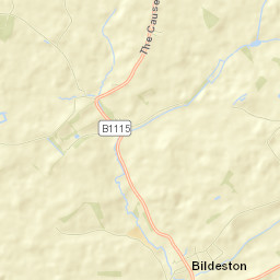Bildeston Street Map
