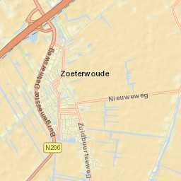 Zoeterwoude-Dorp Street Map